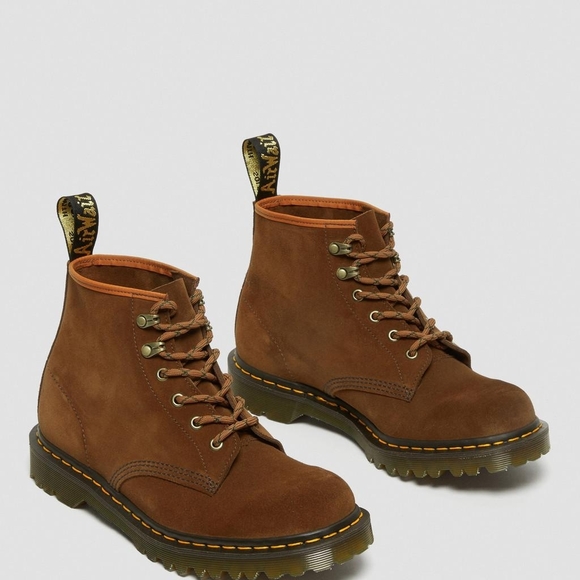 Dr Martens 101 C.F. Stead Tan Suede Boots W/Ben SDr. Martens Brown Leather Boots - Picture 10 of 10